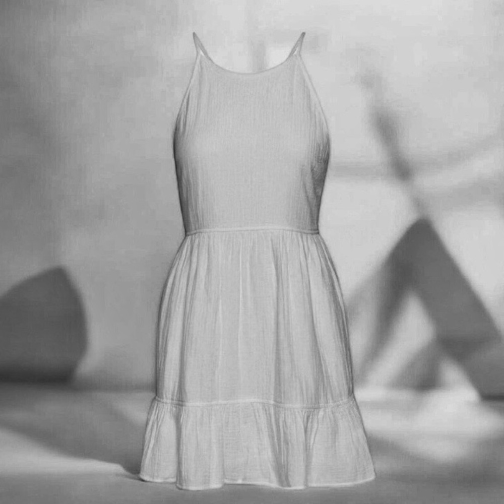 NEW Aritza SB 💯%Organic Cotton Veruca Mid White Sleeveless Dress Size 2XL